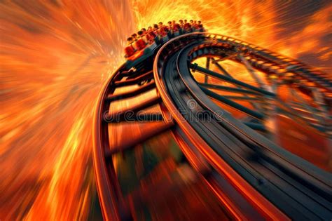 Roller Coaster In Motion Depict The Volatile Nature Of Cryptocurrency