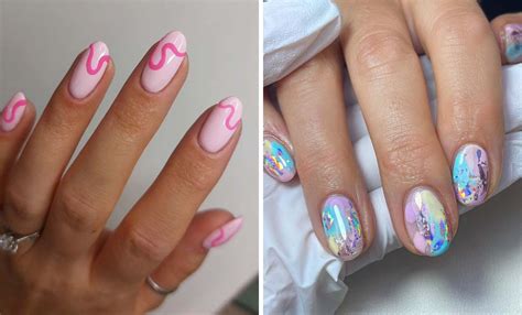 35 Eye Catching Round Nail Designs To Try This Season