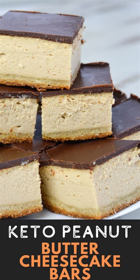 Keto Peanut Butter Cheesecake Bars Artofit