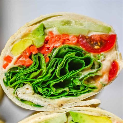 Easy Hummus Wraps Eat Something Vegan