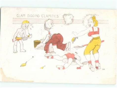 Pre Risque Comic Sexy Girl Works At Digging Clams Ab Topics