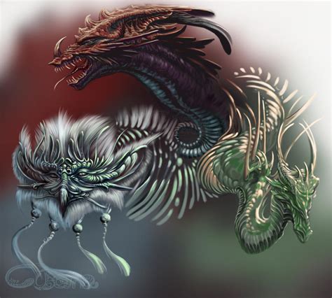 Dragon Heads By Cibana On Deviantart