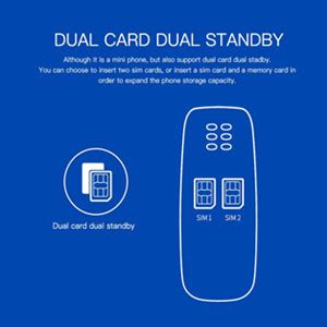 Mirusi Le Plus Petit Mini T L Phone Prend En Charge La Double Carte Sim