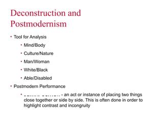 Week 2 Semiotics and Deconstruction | PPT | Roleplaying Games | Games ...