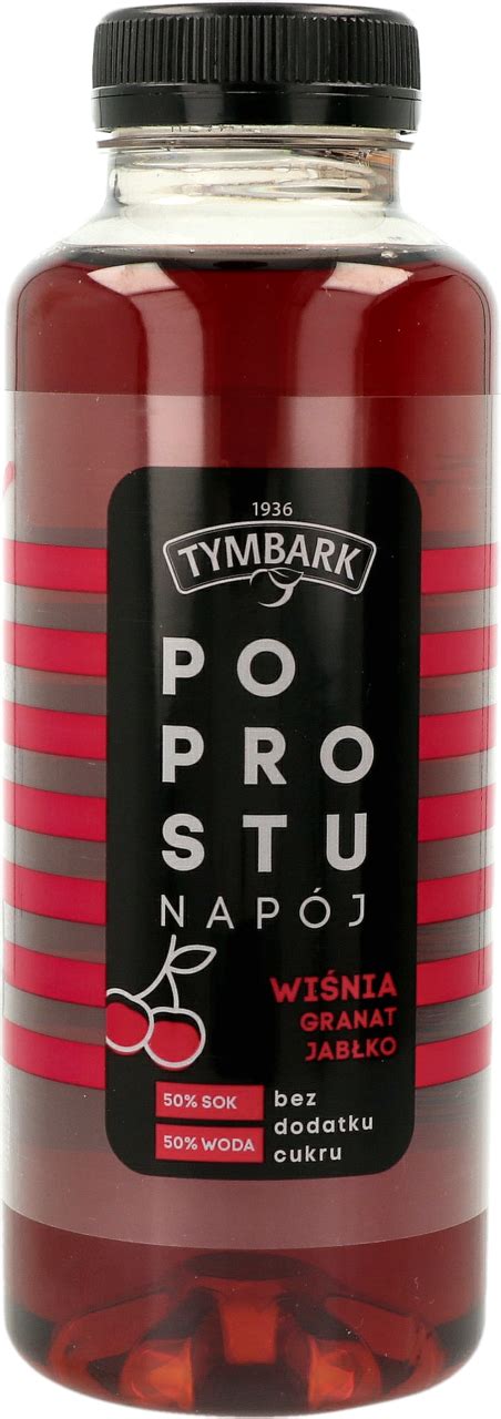 TYMBARK Po Prostu napój niegazowany wiśnia granat jabłko 400 ml