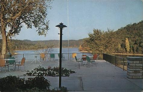 Dining Hall Patio, Windermere Baptist Assembly Roach, MO Postcard