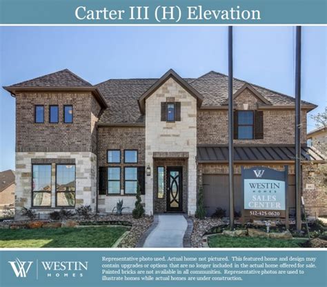 Elevations The Carter Iii Westin Homes