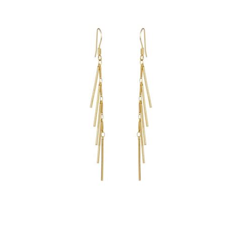 Boucles D Oreilles Pendantes Tiges Louise P Pite Bijoux