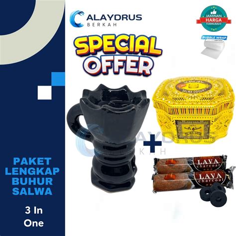 Jual Paket Dupa Bukhoor Bakhoor Bukhur Arab Salwa Odour By Surrati Asli