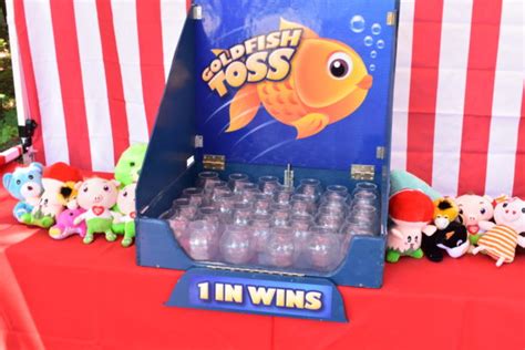 Goldfish Bowl Toss Carnival Game