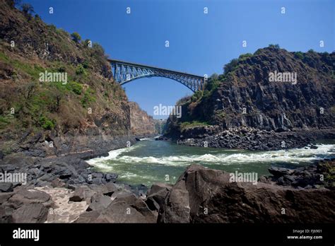 Bridge Over The Zambesi At Victoria Falls Victoria Falls Bridge