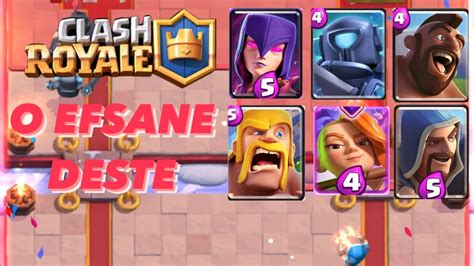 Clash Royale Arenadan Arenaya Ikartan O Efsane Deste Youtube