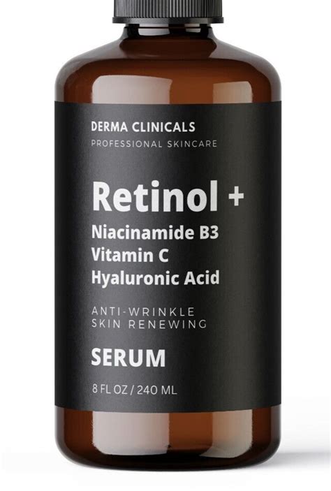 8oz Retinol Niacinamide Vitamin C Hyaluronic Acid Antiaging