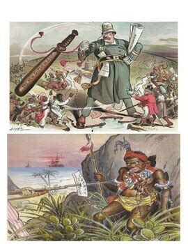 American Imperialism Political Cartoon Analysis By Hunting History