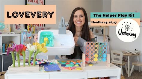 Lovevery Unboxing The Helper Play Kit Months 25 26 27 Youtube