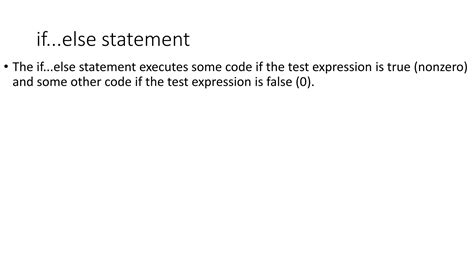 Conditional Statement In C Ppt