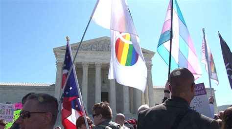 Supreme Court Grapples With Same Sex Marriage As Hundreds Rally