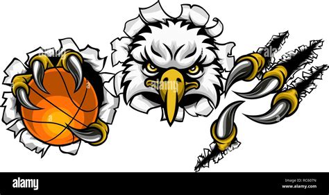 Eagle Mascot Basketball