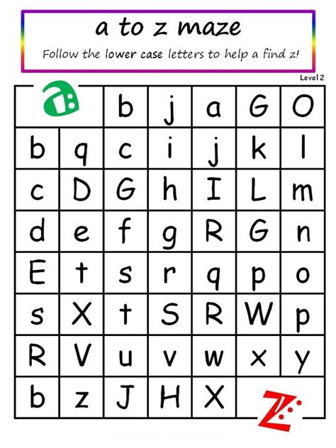 Lower Case Alphabet Worksheets Activity Shelter