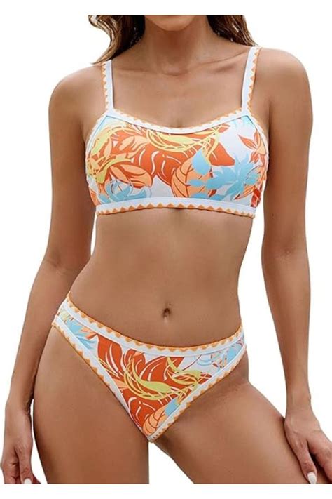 Boneta De Tart Kad N Rg L Bask Bikini Set Y Ksek Bel Ki Par A