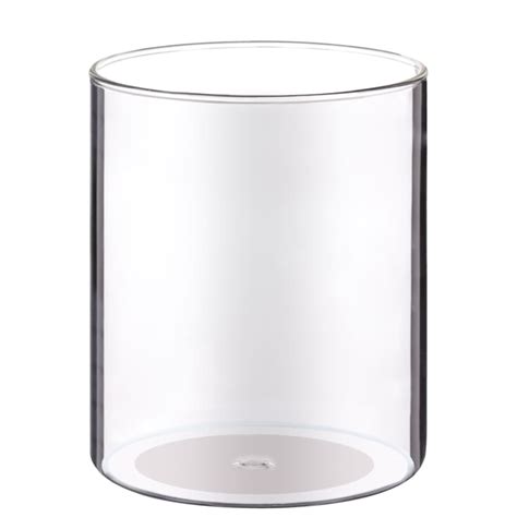 Small Glass Cannister With Stainless Steel Lid Kitchen Bandm