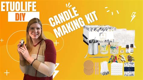 Etuolife Diy Candle Making Kit Demo And Review By Sara Youtube