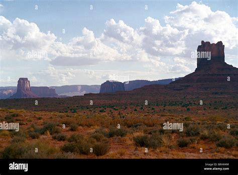 Stagecoach Monument Valley Utah Usa Stock Photo Alamy