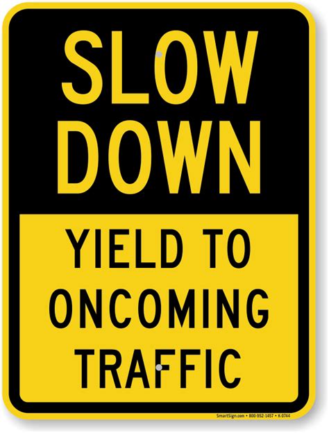 Yield Ahead Signs