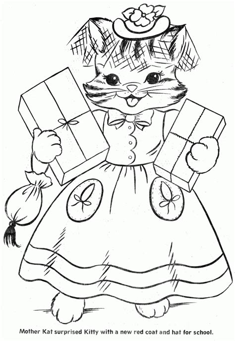 Free Three Little Kittens Coloring Pages, Download Free Three Little ...