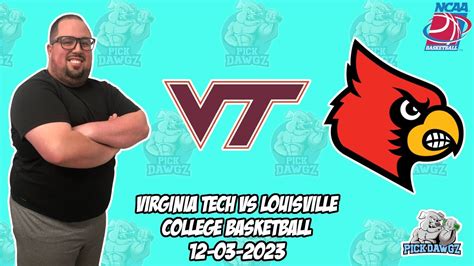 Virginia Tech Vs Louisville 12323 Free College Basketball Picks And