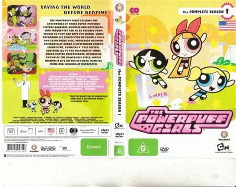 THE POWERPUFF GIRLS The Complete Season 1 DVD 2 Disk Set VGC FREE