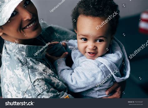 African American Female Soldier Military Uniform Stock Photo (Edit Now ...