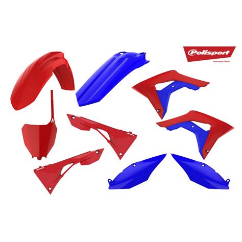 Honda Crf450r 17 20 Crf250r 18 20 Polisport Red Black Plastic Kit For