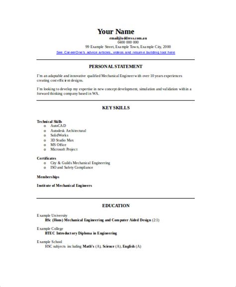 35 Experienced Resume Format Templates Pdf Doc Free And Premium