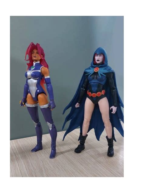 Starfire And Raven McFarlane DC Multiverse Custom Action Figure