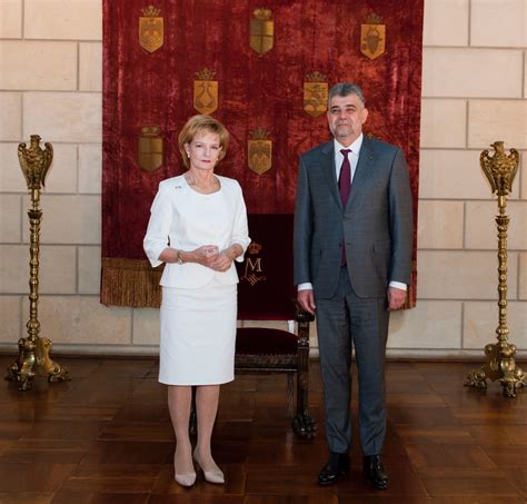 Margareta de Roumanie reçoit le Premier Ministre Noblesse Royautés