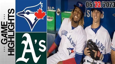 Toronto Blue Jays Vs Oakland Athletics Game Highlights Mlb To Day