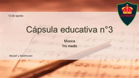 Cápsula Educativa Nº3 Música 1º Medio A Youtube