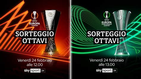 Sorteggio Ottavi Di Finale Di Uefa Europa E Conference League Youtube