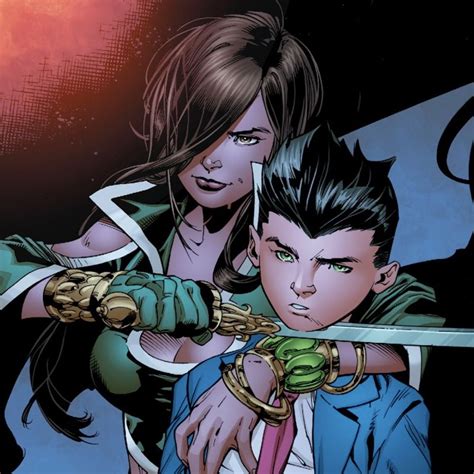 Talia Al Ghul And Damian Wayne Aka Robin Icon Talia Al Ghul Arte