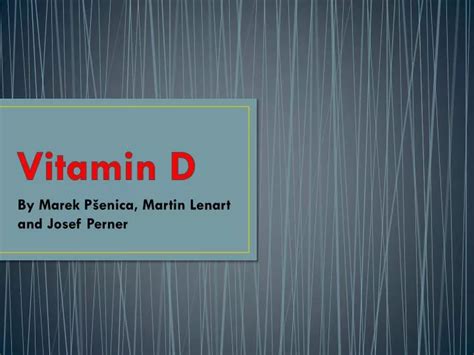 Ppt Vitamin D Powerpoint Presentation Free Download Id4815821