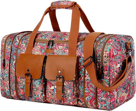 BAOSHA Grand Sac De Voyage Pour Femme Sac Fourre Tout De Week End