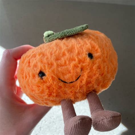 Jellycat Toys Clementine Jellycat Plush Small Amusable Clementine