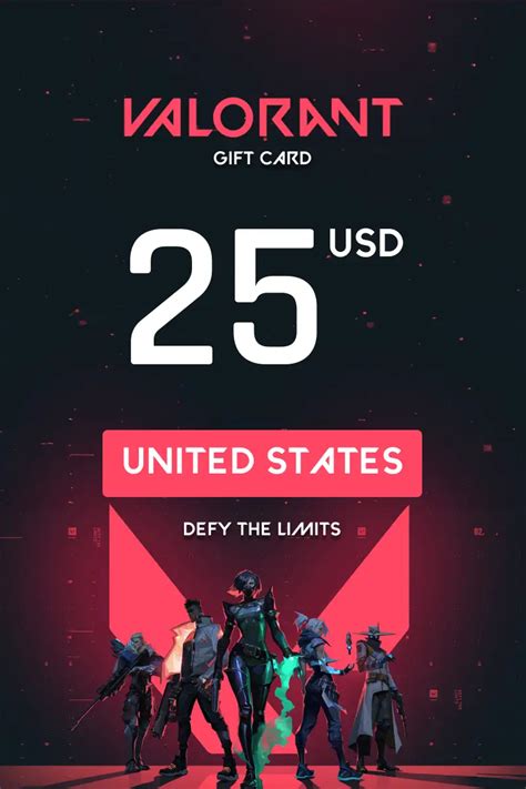 Buy Valorant 25 USD Gift Card (United States) - Digital Key