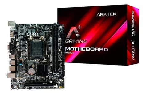 Placa Mae Arktek Ak H110m Eg Ddr4 Lga 1151 Micro Atx Cor Preta