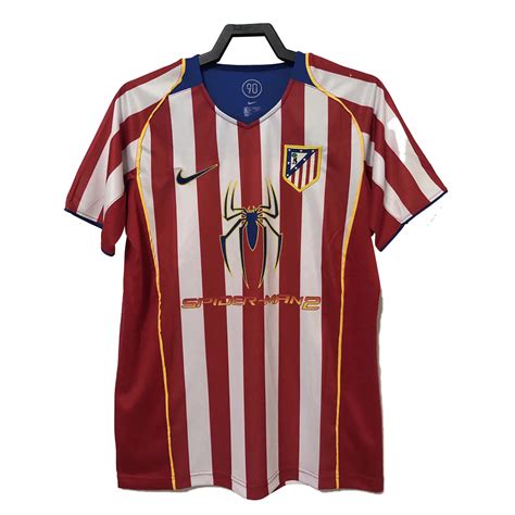 Camiseta Retro Atl Tico De Madrid Primera Equipaci N Local