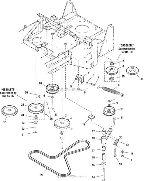 Snapper Zt20500bv 5091001 50 20 Hp Ztr Fastcut Series 0 Parts Diagram For Pump Drive Group