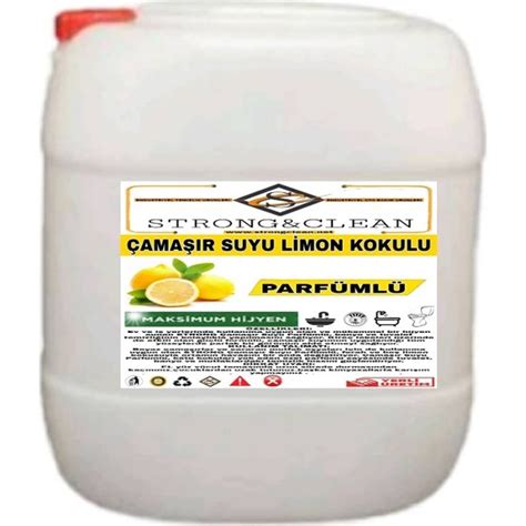 Strong Clean Çamaşır Suyu Limon Kokulu 30 kg Fiyatı