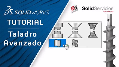 Solidworks Tutorial Operaci N Taladro Avanzado Youtube