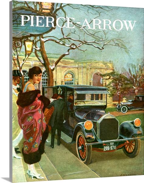 1920s Usa Pierce Arrow Magazine Advert Wall Art Canvas Prints Framed